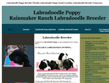 Tablet Screenshot of labradoodle-breeder.com